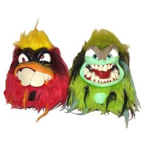Skyrocket Grimbles Furry Monster Talking Toys Lot of 2 Scorch and Tremor WORKS!